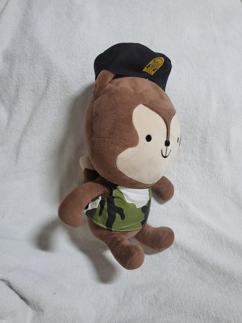 Authentic Korean TV Series Descendants of The Sun Song Function Wolf Neukkun Plush Soft Toy