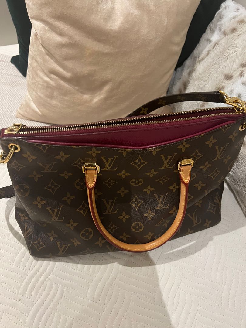 Louis Vuitton Pallas MM Aurore Monogram Bag, Luxury, Bags & Wallets on  Carousell