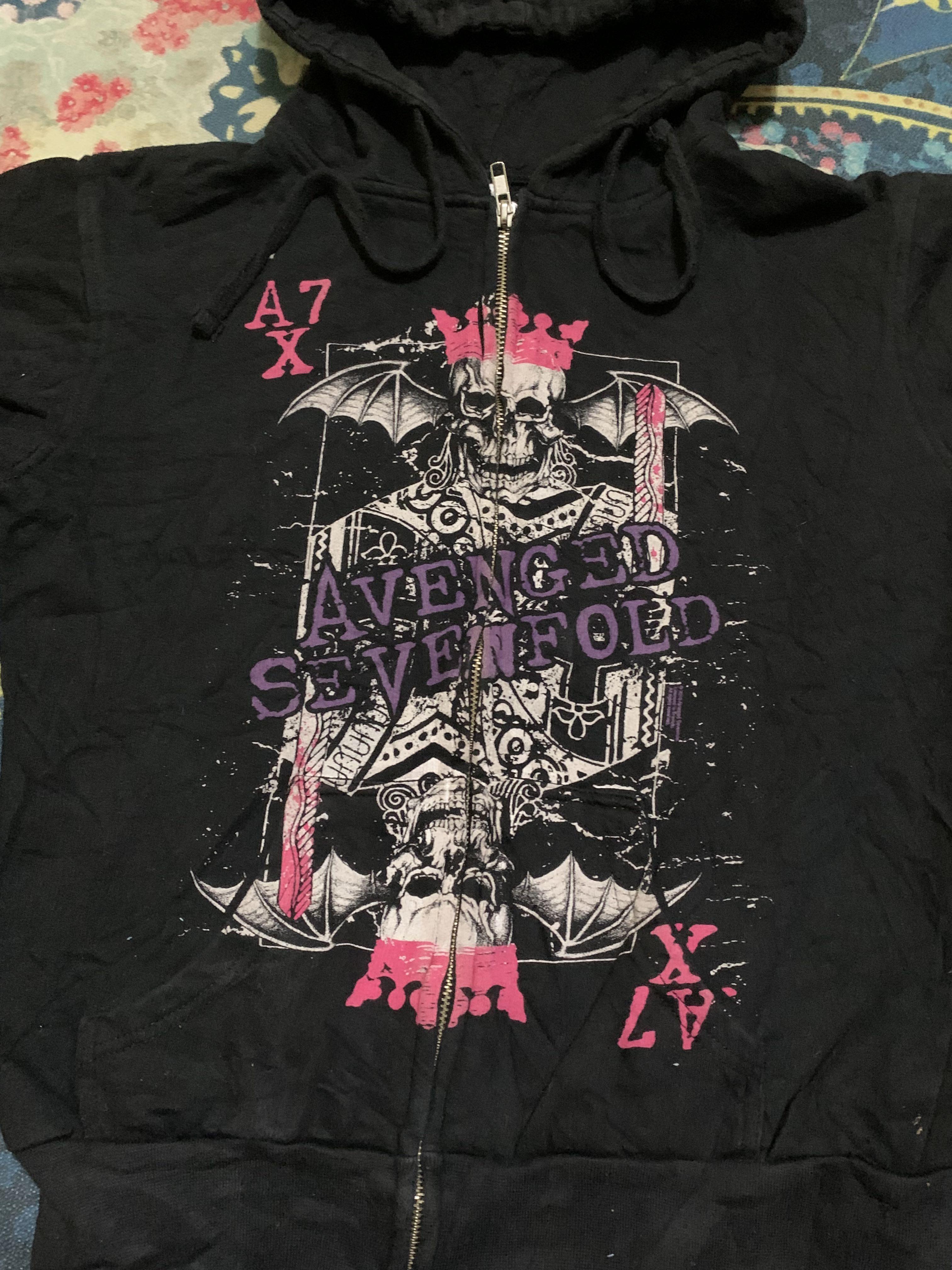 Avenged sevenfold sales zip up hoodie