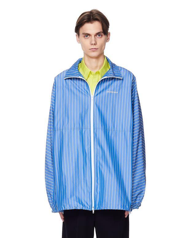 Balenciaga windbreaker blue outlet