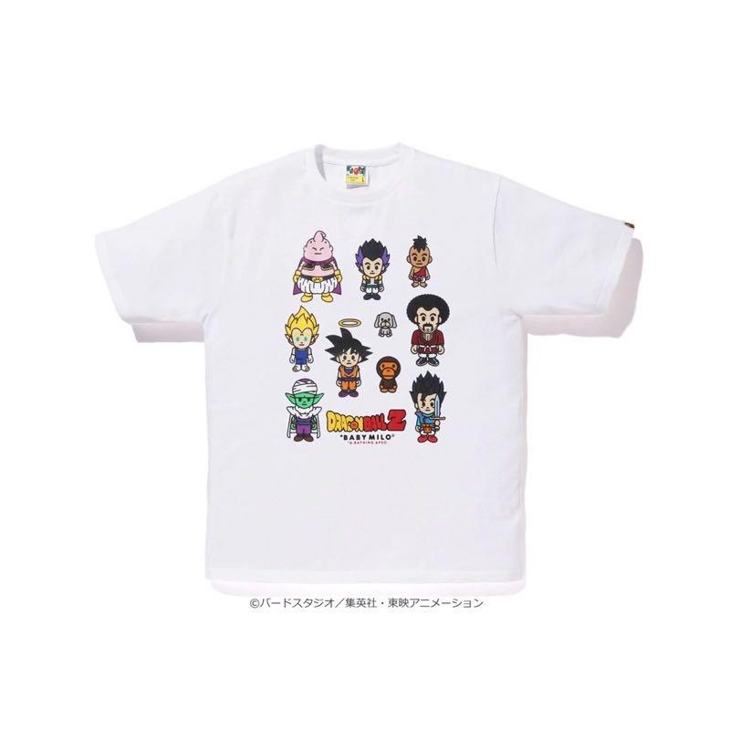 BAPE X DRAGON BALL Z BABY MILO TEE 七龍珠人物大集合聯名短袖