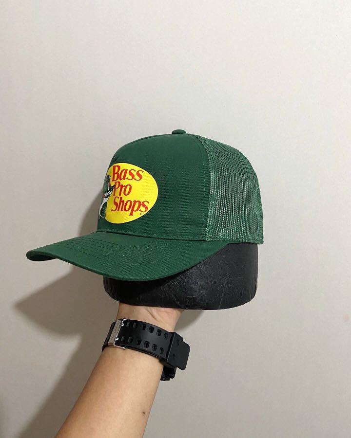 Bass Pro Shops green cap, Men's Fashion, Watches & Accessories, Caps & Hats  on Carousell
