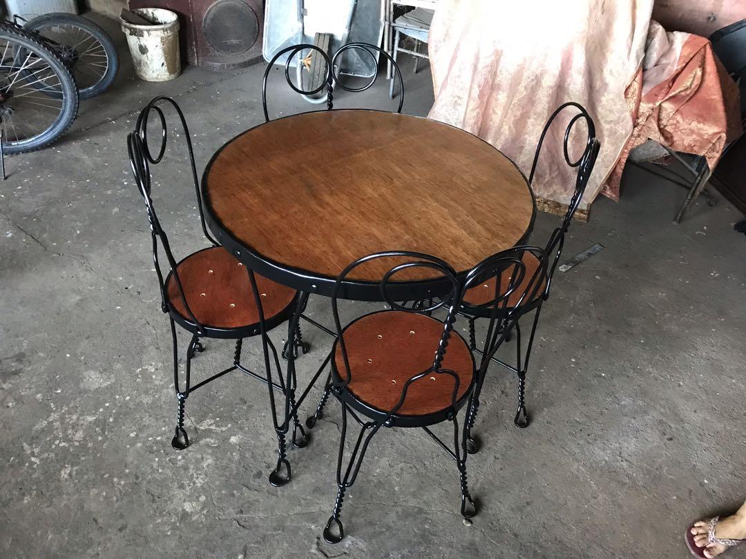 Batibot Table and Chairs (Category: Tables & Sets) located in Apalit. Submitted by kimbarcelona (Listing ID 1163764180, Image 1). Description: MADE TO ORDER Batibot Table and Chairs We are using 100% Pure High Quality Metal Materials! We are a direct SUPPLIER! We are accepting bulk orders! Just pm us for faster transactions ❤️.