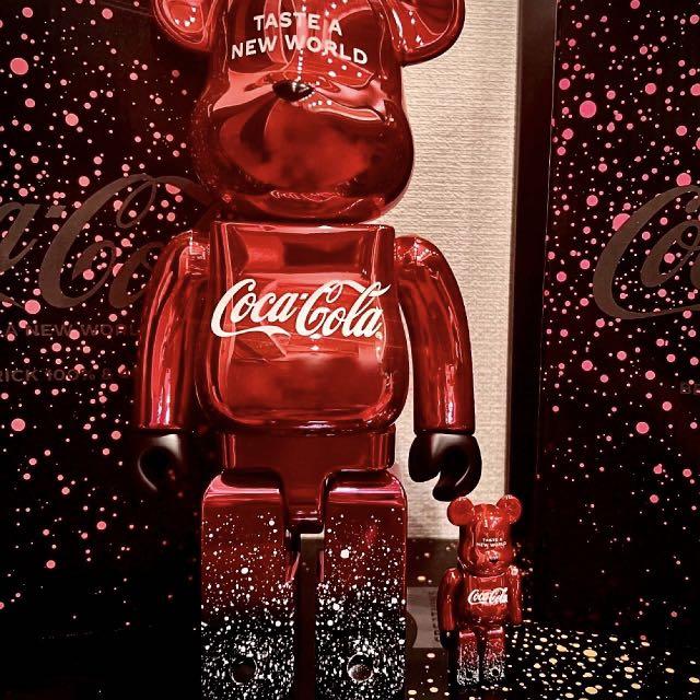 BE@RBRICK FCRB × コカコーラ 100％ 400％ MEDICOM TOY - BE@RBRICK Coca-Cola GEORGIA GREEN 100％ & 400％