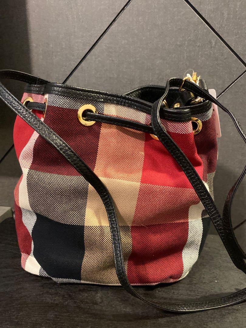 Blue label bucket bag, Women's Fashion, Bags & Wallets, Shoulder Bags