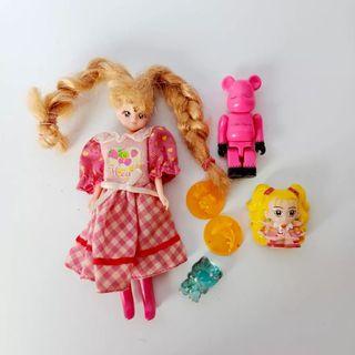 Boneka Anak Cewek Preloved Bekas Second Murah | Chibiusa Doll Hello Kitty and Pink Bear Toy