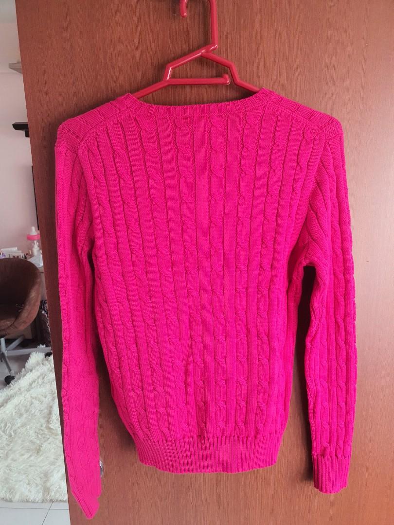 Ralph lauren clearance pink sweater