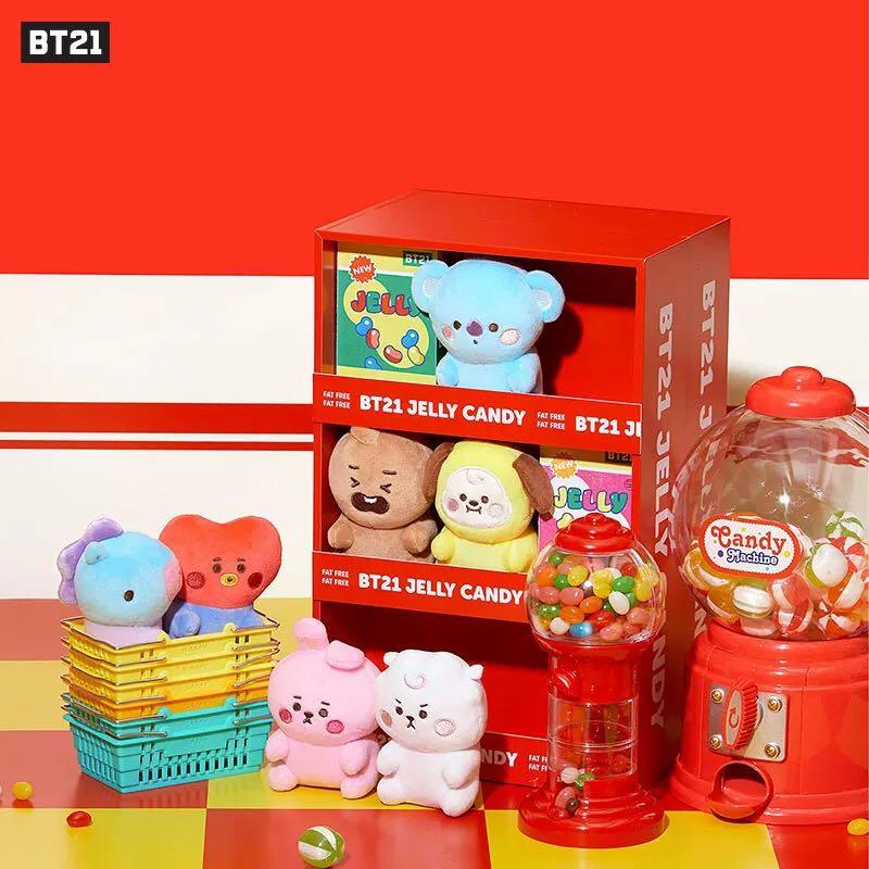 BT21 Jelly Baby Cooky Koya Squishy Soft 