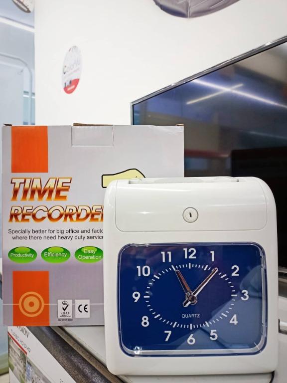 Bundy Clock/ Electronic Time Recorder, Furniture & Home Living