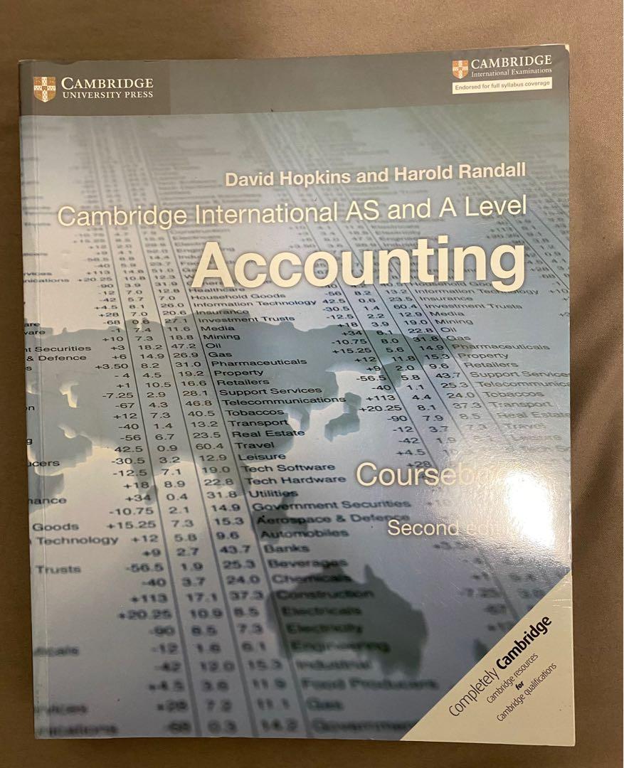 Cambridge A levels Accounting textbook. Bought in 2021, Hobbies & Toys