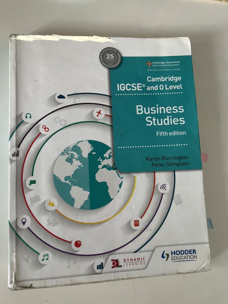 Cambridge Igcse And O Level Business Studies