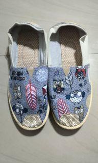 Canvas Slip-On Shoes | Sepatu Kanvas Wanita Santai | Canvas Daily Shoes
