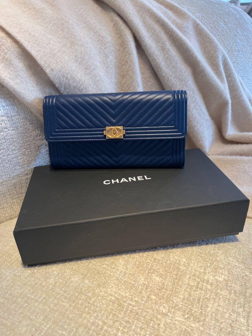 Boy chanel long flap wallet price sale