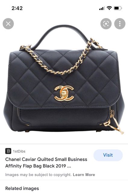 Chanel Lambskin Black Quilted SHW Small MakeUp Case No. 16