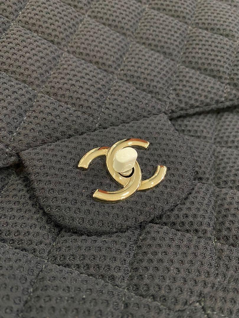 Chanel Quilted Fabric Bag, Luxury, Bags & Wallets on Carousell