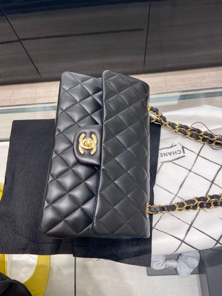 Brand new Chanel small classic flap bag in lambskin, Luxury, Bags & Wallets  on Carousell