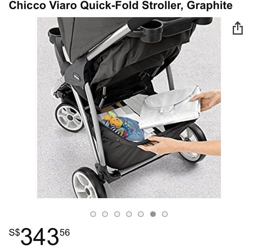 Chicco viaro stroller fold discount