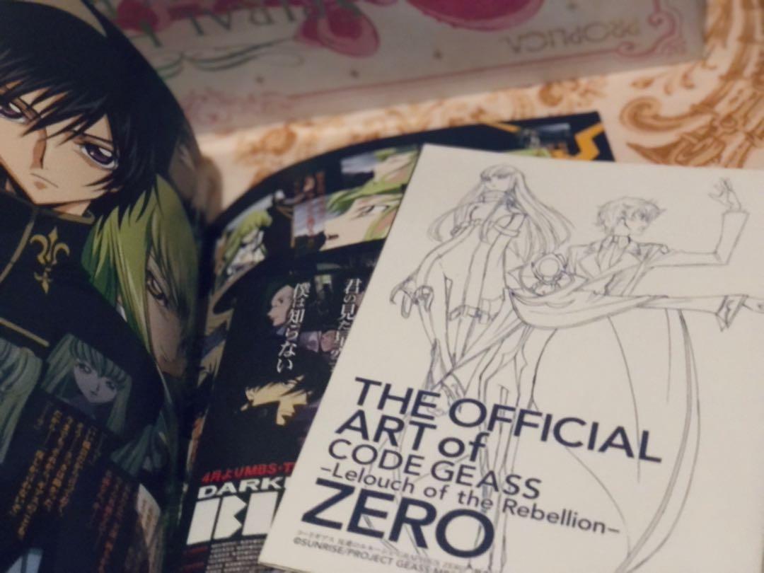 Livre Artbook Code Geass Graphics Zero (Japonais) - Édition Kadokawa Occasion