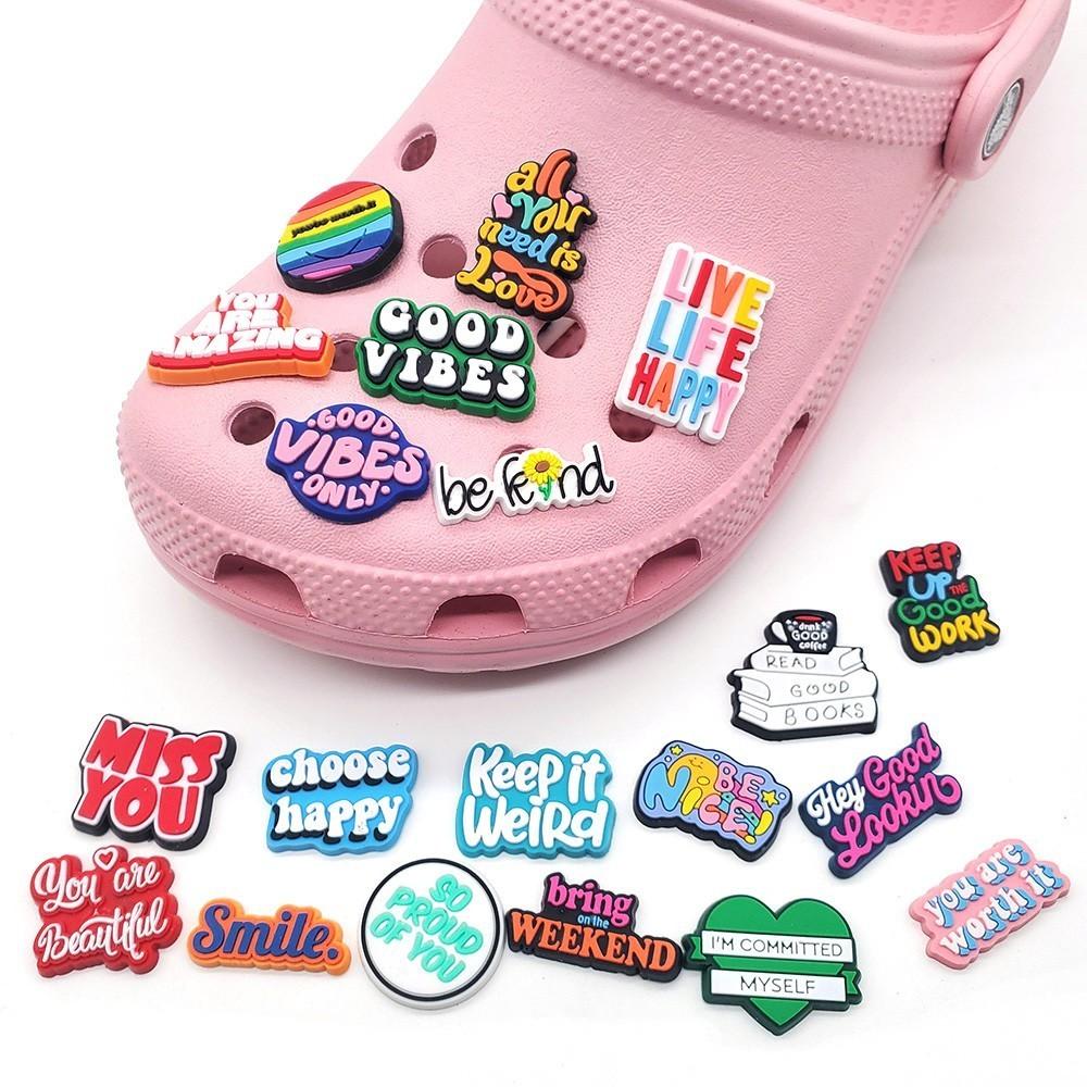 Crocs Jibbitz Charms Marvel Quotes Men s Fashion Footwear