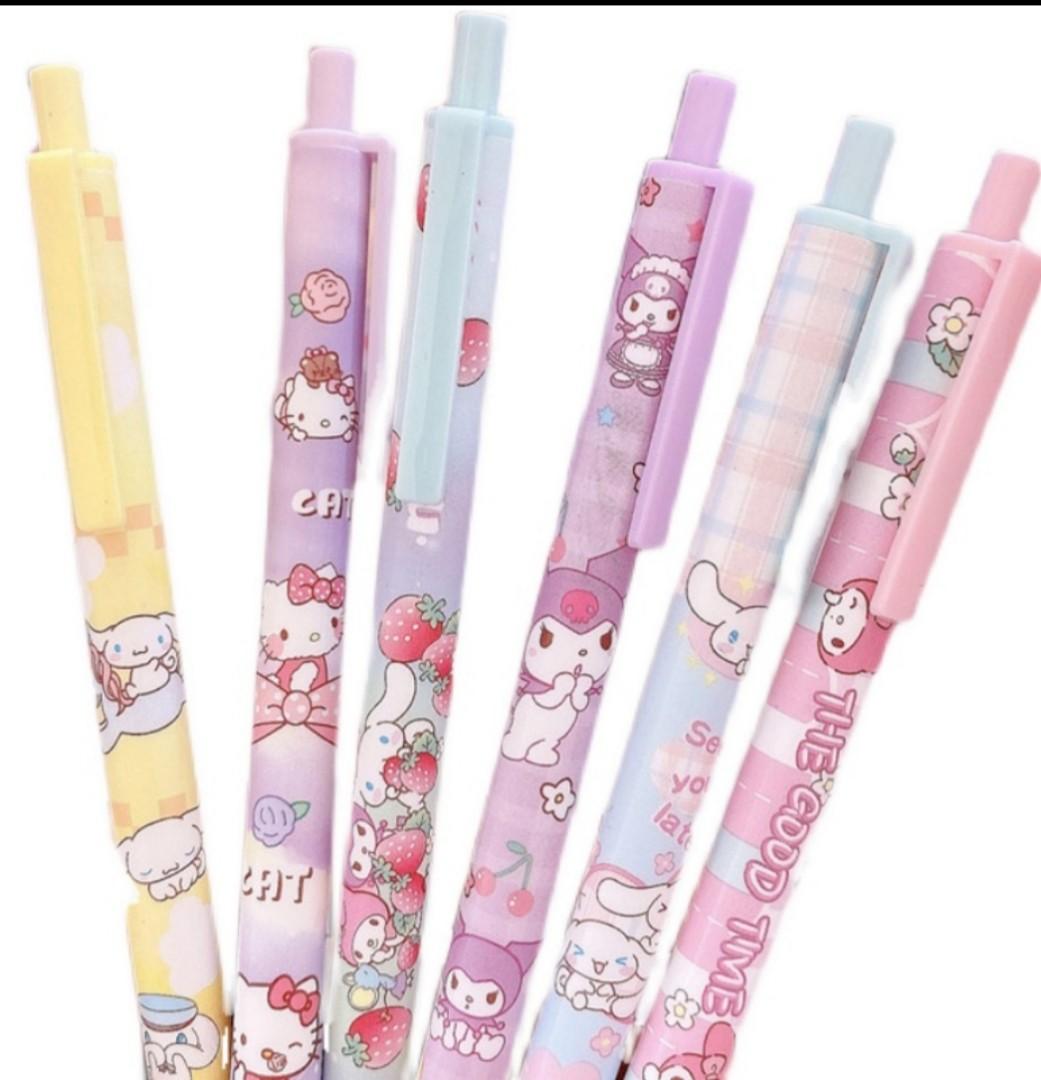 Sanrio Hello Kitty Pencils Rubber Ruler Notebook stationery set