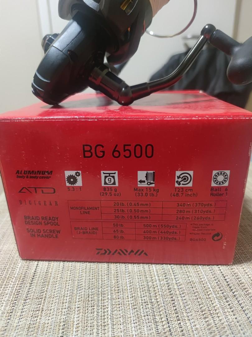 Daiwa BG 6500 reel, Sports Equipment, Fishing on Carousell