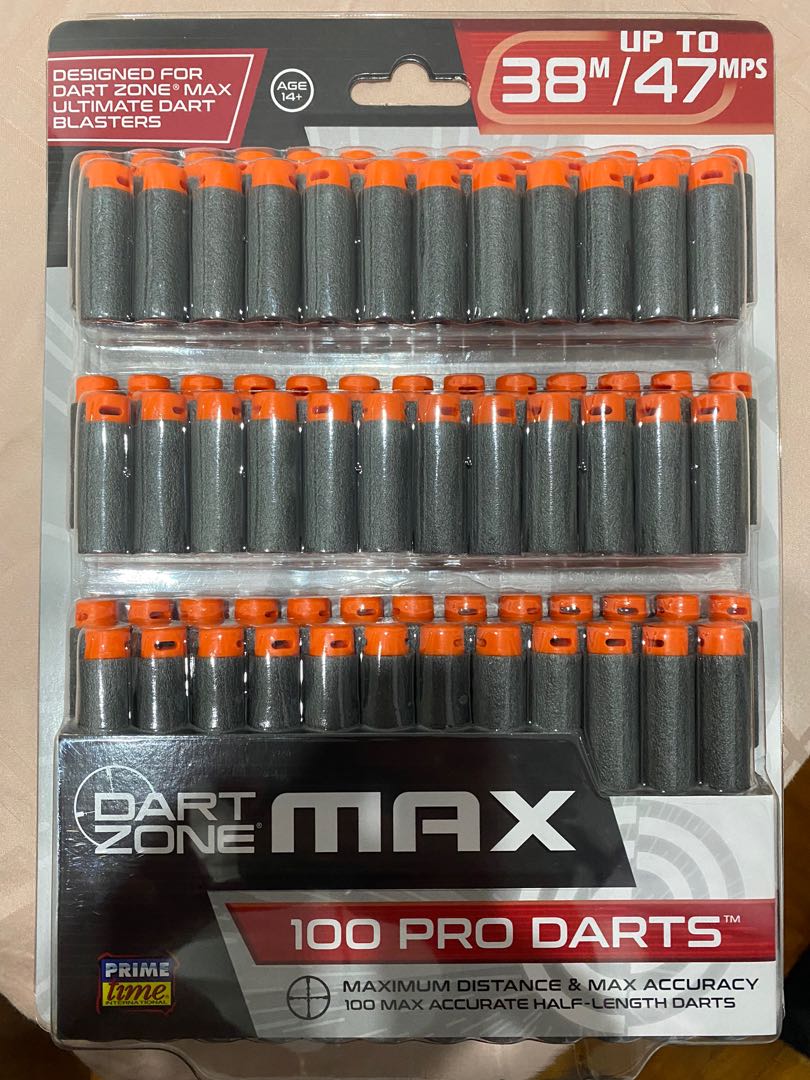 Dart Zone MAX 100 Pro Dart Refill HalfLength Pro Darts, Hobbies