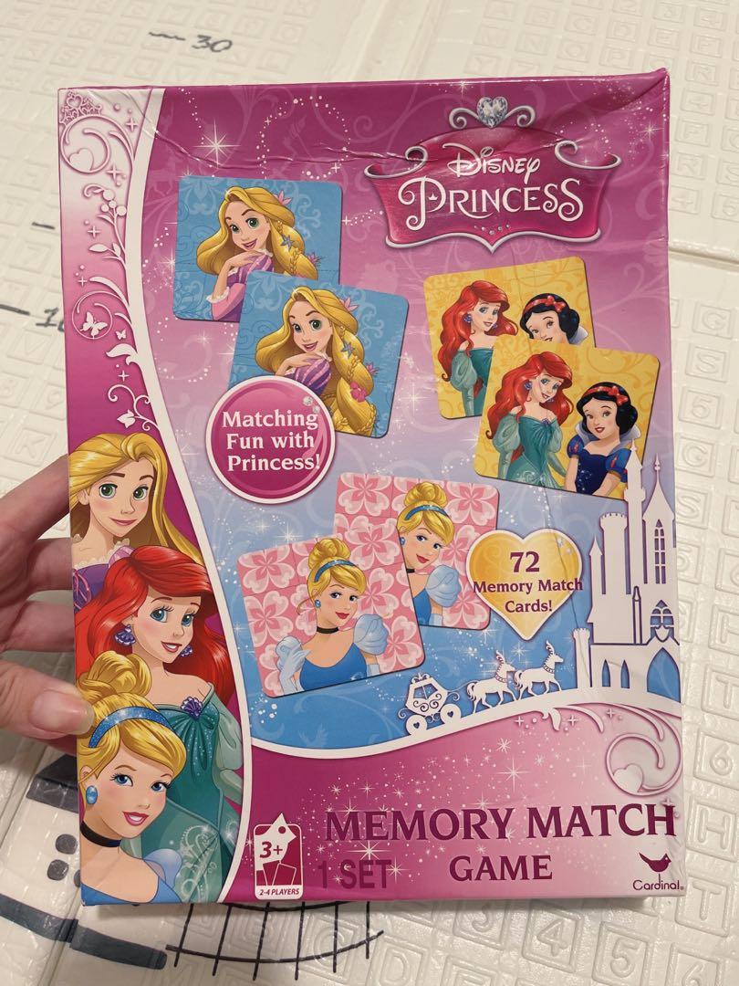 Disney Princess Memory Match Game, Hobbies & Toys, Toys & Games on