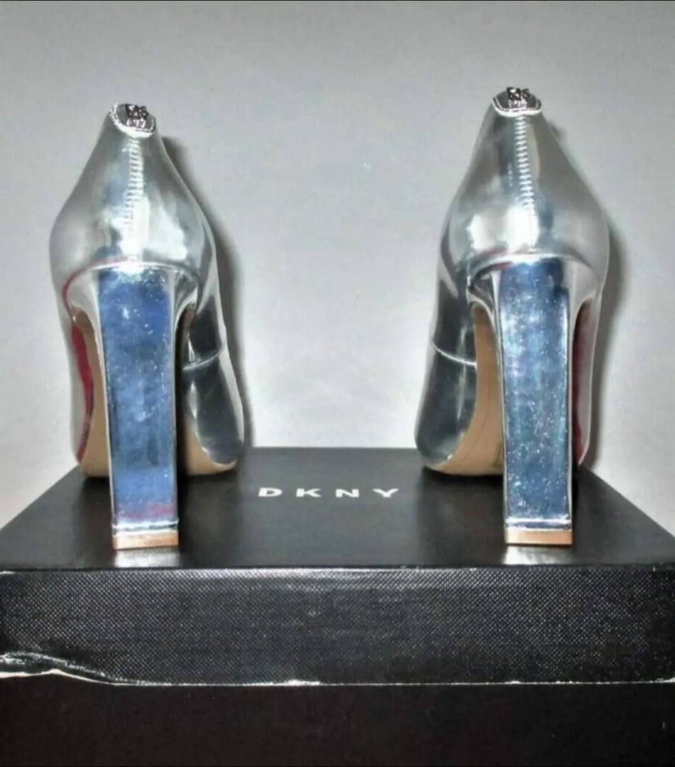 DKNY Claudia Peep Toe Pumps Women s Fashion Footwear Heels on Carousell