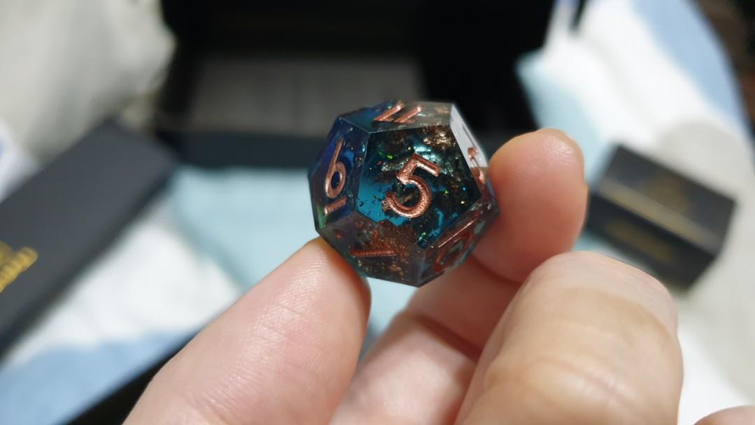 DND Dispel Dice Set Mariana Trench colourway, Hobbies & Toys, Toys