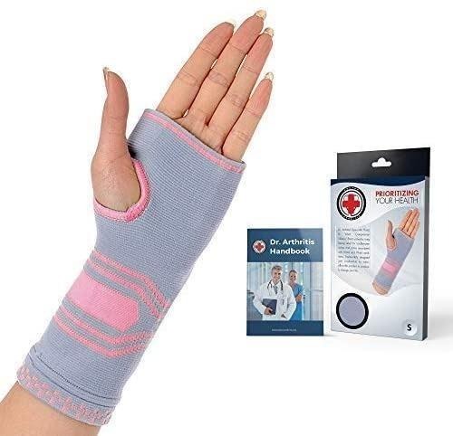 Dr. Arthritis Hand and Wrist Compression Sleeve, Palm Protector with ...