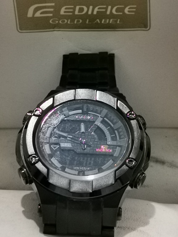 Edifice Gold Label Titanium Black Men s Fashion Watches Accessories Jewelry on Carousell