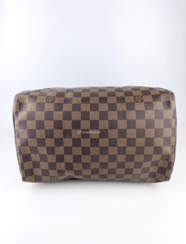 1730–1180 N41364 Damier Ebene Speedy 30 Bag Date code: MB1142