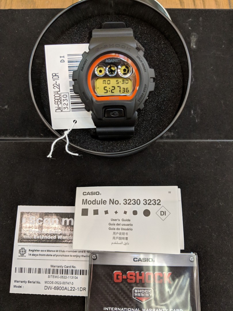 gshock x against