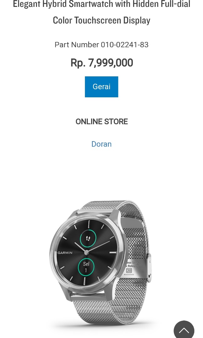 Garmin vivomove luxe silver clearance