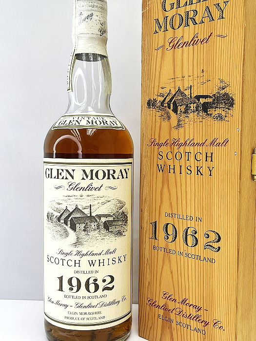 GlenMoray 1962 43% くろ OB 空瓶