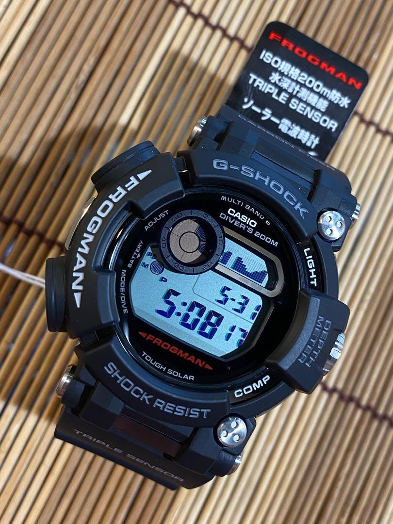 最新の激安 FROGMAN G-SHOCK CASIO GWF-1000-1JF 美中古品 腕時計