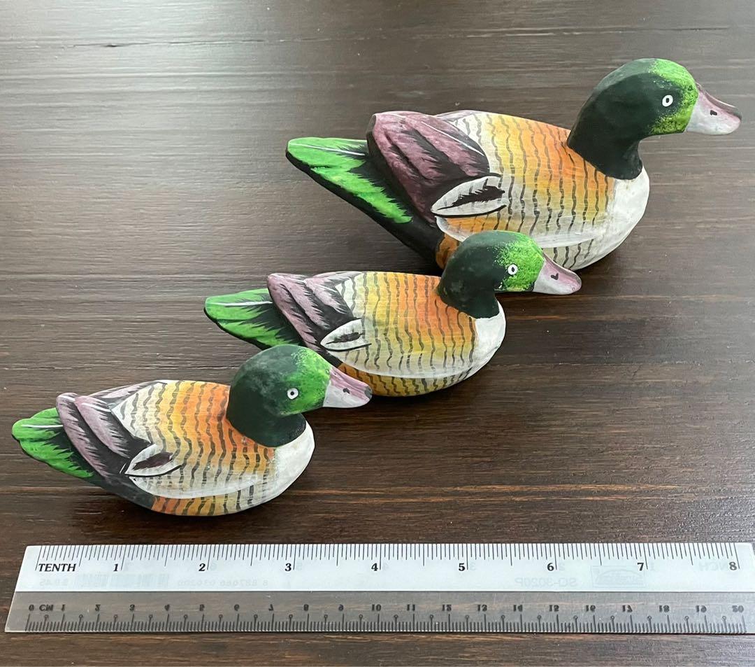 Handcrafted Wooden Ducks, Furniture & Home Living, Home Decor, Other