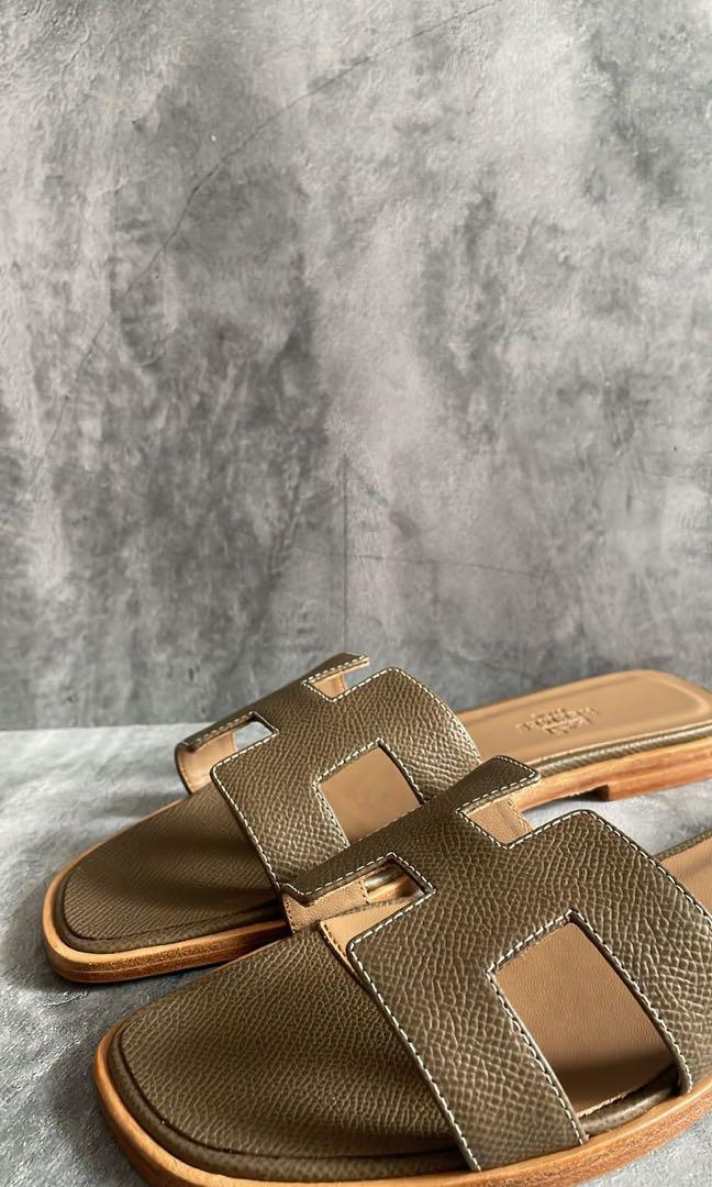 hermes oran sandals 37