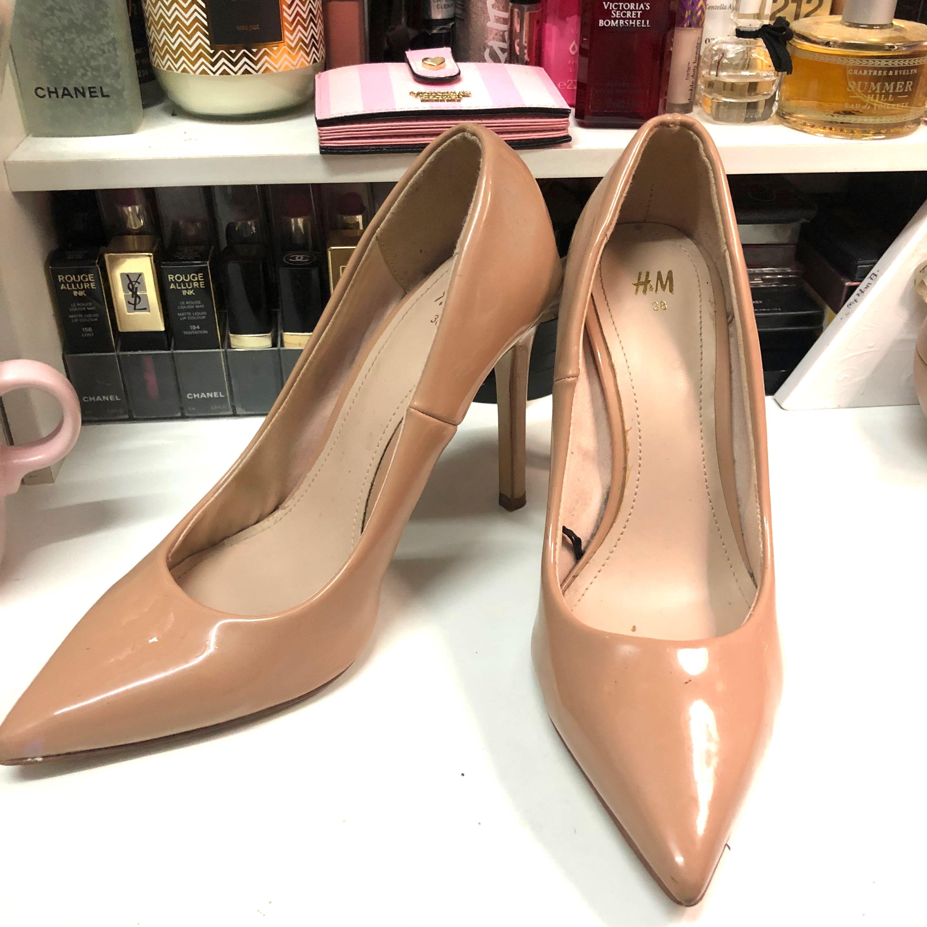 Nude cheap heels h&m