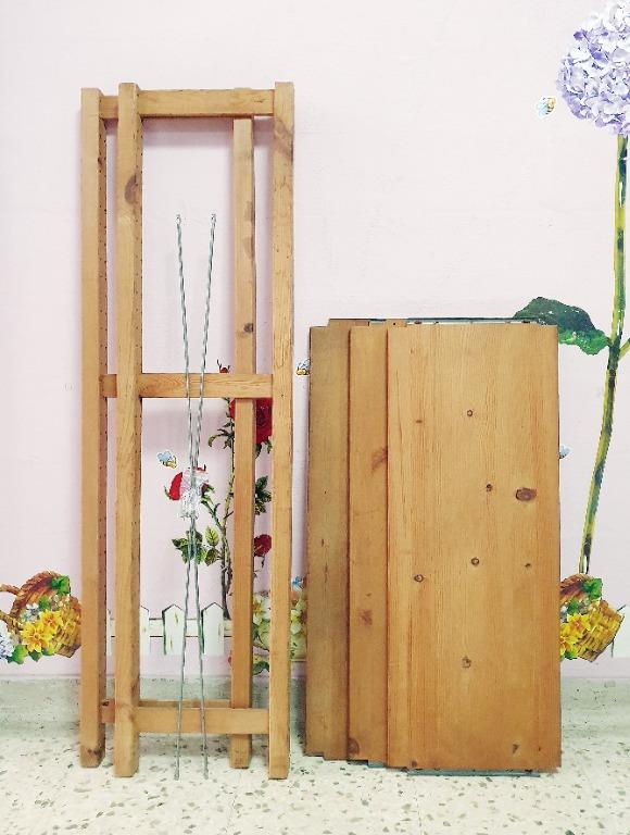 Ikea IVAR shelf + side unit (30cm) + crossbrace, Furniture & Home