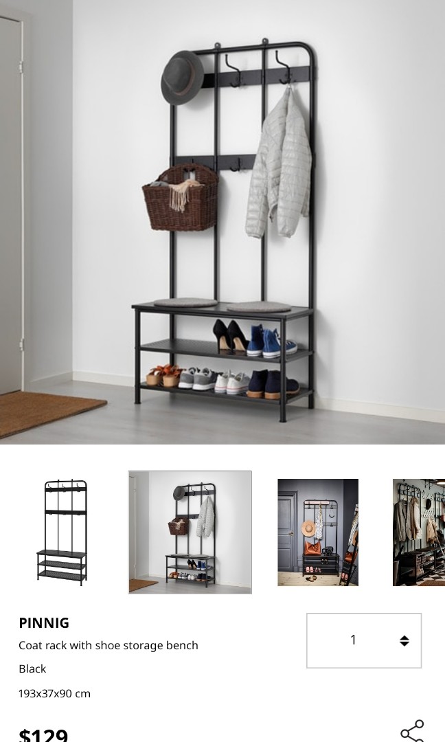 Ikea pinnig hot sale coat rack