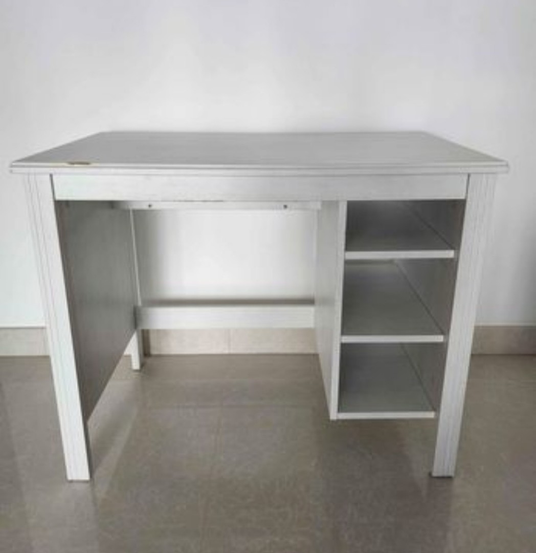 Ikea White Study Office Desk Table, Furniture & Home Living, Furniture