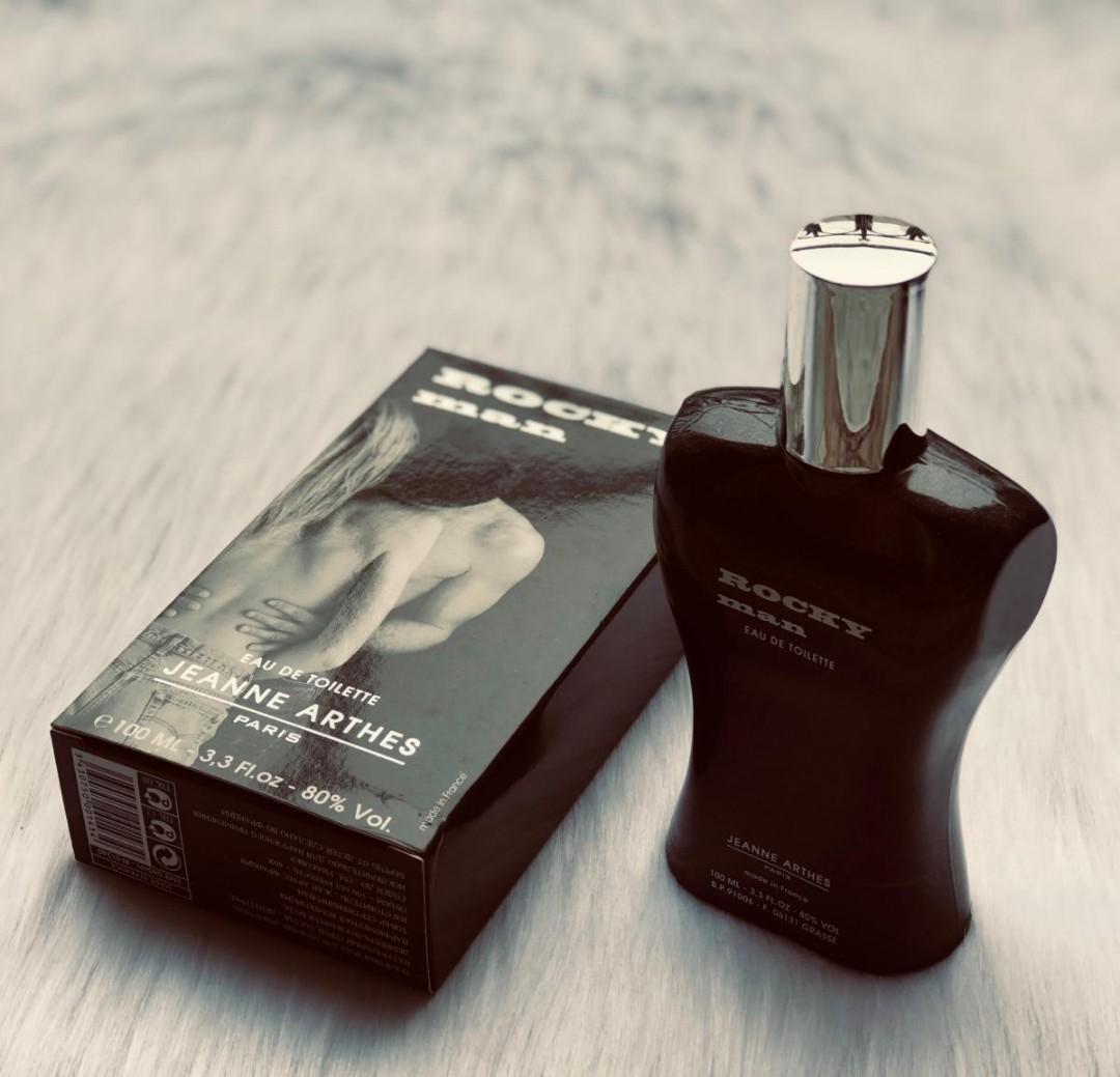 JEANNE ARTHES ROCKY MAN BLACK EDT FOR MEN 100ml Beauty Personal