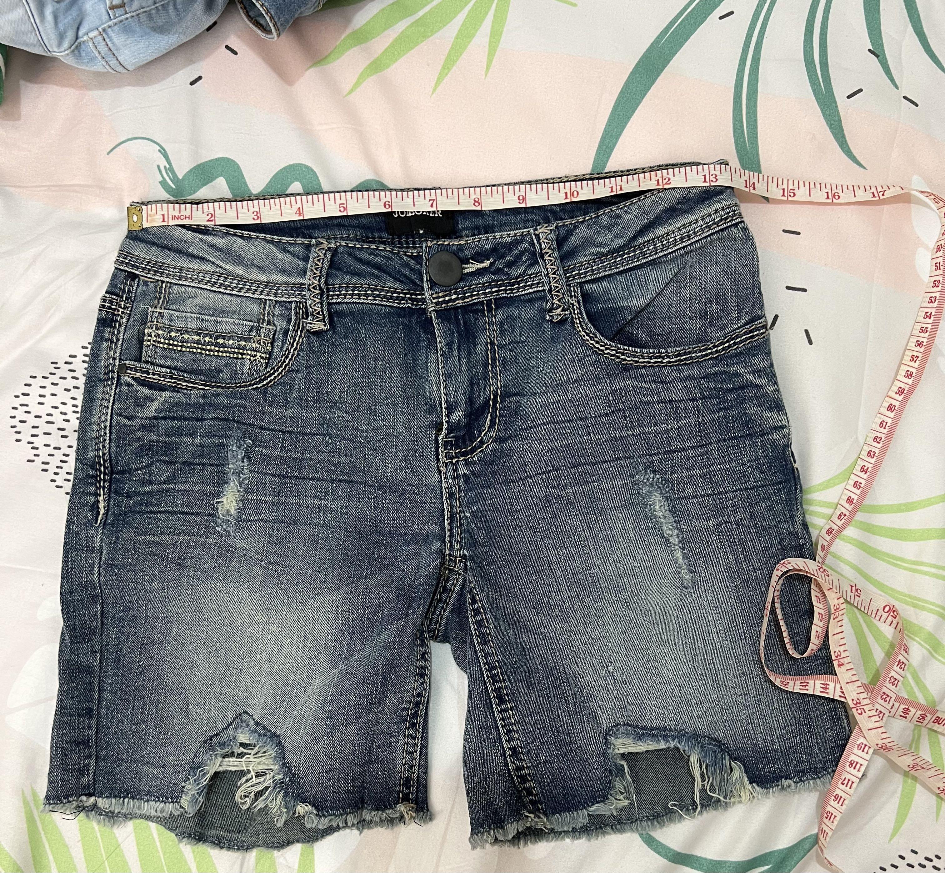Joe Boxer Denim short (26-28) (Category: Shorts) located in Cabanatuan. Submitted by genrbr08 (Listing ID 1163748538, Image 1). Description: Bought in US denim tattered with belt inserts size 26-29 stretchy.