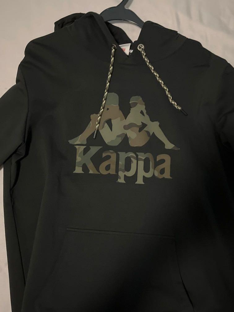Kappa hoodie black and yellow top