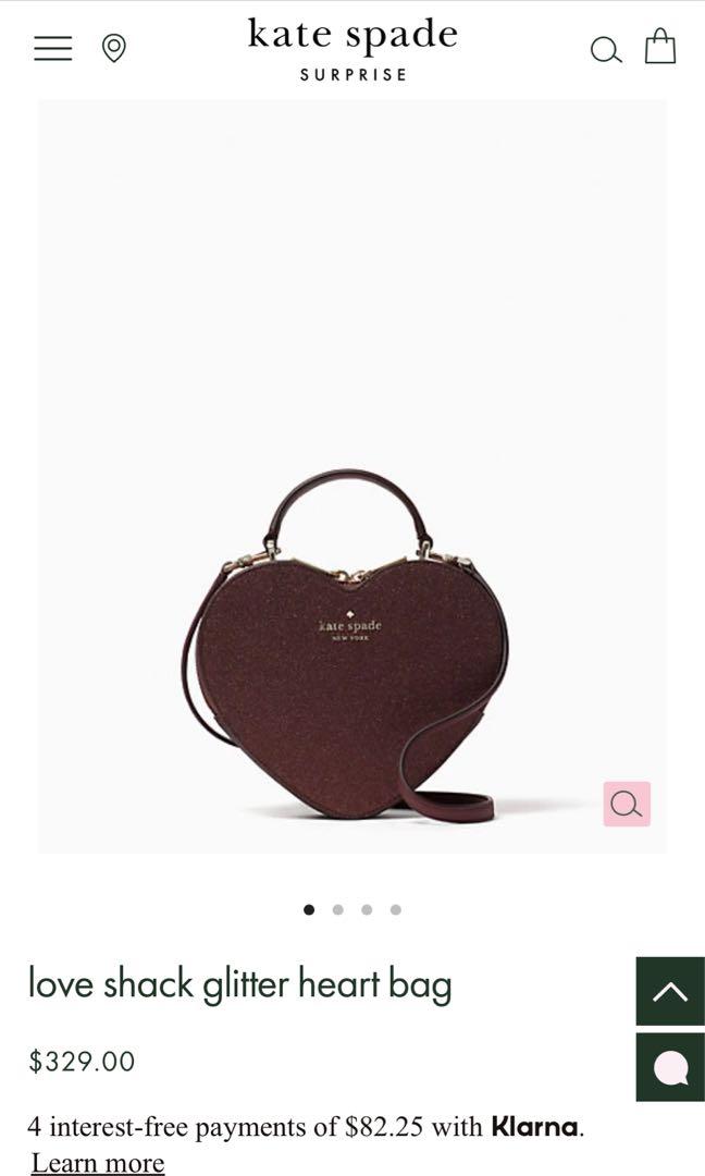Kate spade 2025 maroon glitter purse