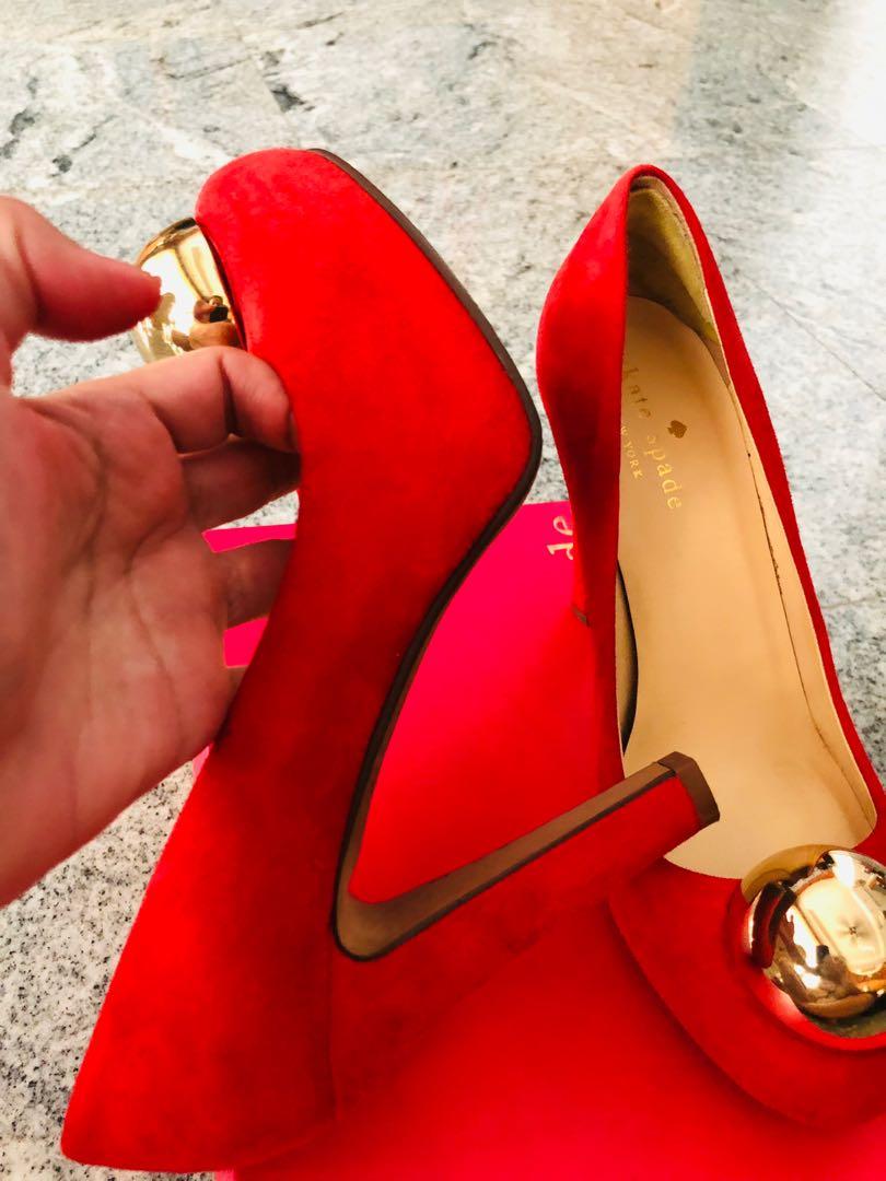 Kate Spade red shoes