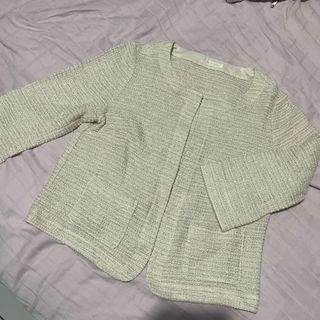 korean tweed blazer