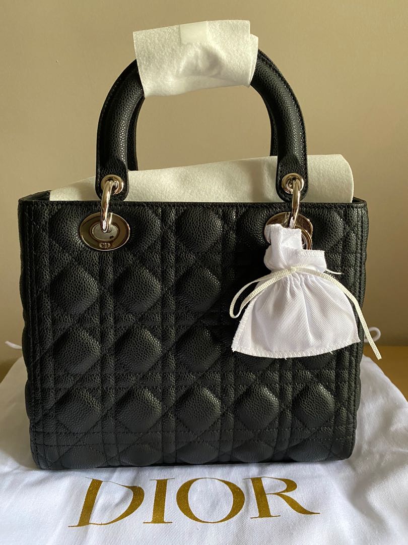 Lady hot sale dior calfskin