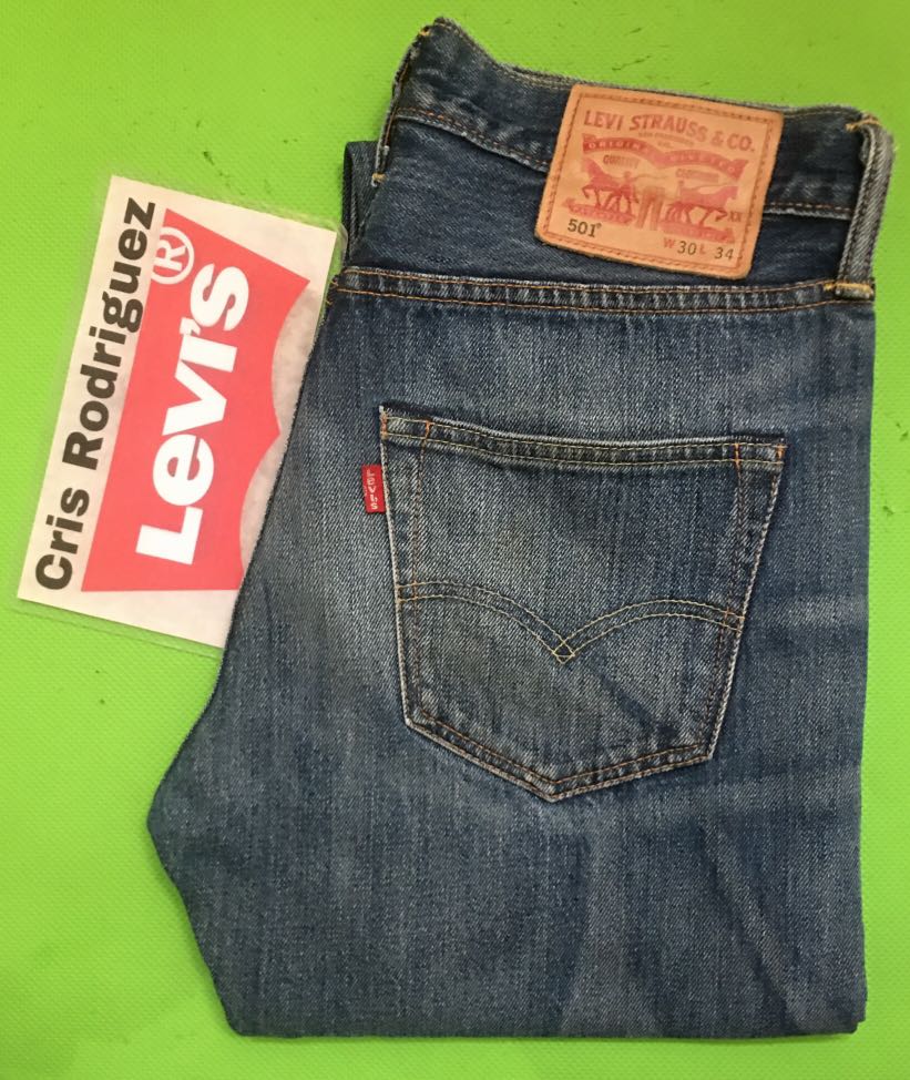 levis 501 leather patch